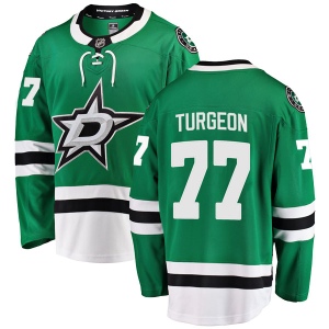 Men's Pierre Turgeon Dallas Stars Breakaway Home Jersey - Green