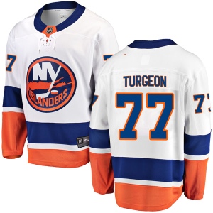 Men's Pierre Turgeon New York Islanders Breakaway Away Jersey - White