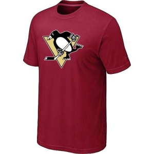 Men's Pittsburgh Penguins Big & Tall Logo T-Shirt - - Red