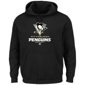 Men's Pittsburgh Penguins Critical Victory VIII Pullover Hoodie - - Black