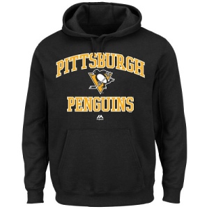 Men's Pittsburgh Penguins Heart & Soul Hoodie - - Black