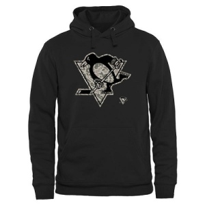 Men's Pittsburgh Penguins Rink Warrior Pullover Hoodie - Black