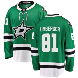 Men's R.J. Umberger Dallas Stars Breakaway Home Jersey - Green