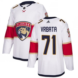 Men's Radim Vrbata Florida Panthers Authentic Away Jersey - White