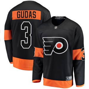 Men's Radko Gudas Philadelphia Flyers Breakaway Alternate Jersey - Black