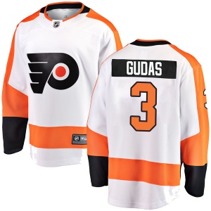 Men's Radko Gudas Philadelphia Flyers Breakaway Away Jersey - White