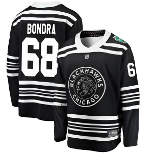 Men's Radovan Bondra Chicago Blackhawks 2019 Winter Classic Breakaway Jersey - Black