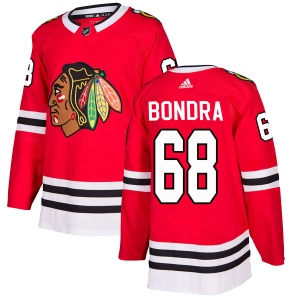 Men's Radovan Bondra Chicago Blackhawks Authentic Home Jersey - Red