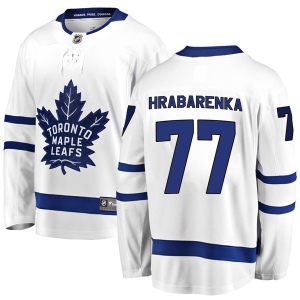 Men's Raman Hrabarenka Toronto Maple Leafs Breakaway Away Jersey - White