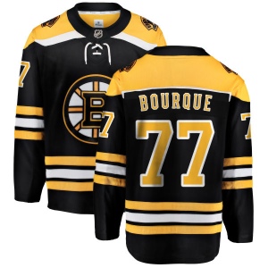 Men's Ray Bourque Boston Bruins Home Breakaway Jersey - Black