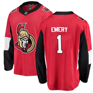 Men's Ray Emery Ottawa Senators Breakaway Home Jersey - Red