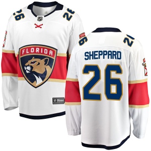 Men's Ray Sheppard Florida Panthers Breakaway Away Jersey - White