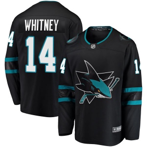 Men's Ray Whitney San Jose Sharks Breakaway Alternate Jersey - Black