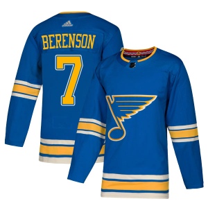 Men's Red Berenson St. Louis Blues Authentic Alternate Jersey - Blue