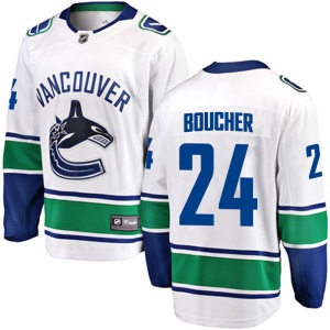 Men's Reid Boucher Vancouver Canucks Breakaway Away Jersey - White