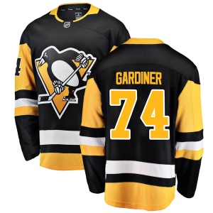 Men's Reid Gardiner Pittsburgh Penguins Breakaway Home Jersey - Black