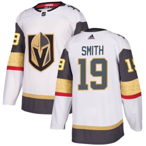 Men's Reilly Smith Vegas Golden Knights Authentic White Away Jersey - Gold