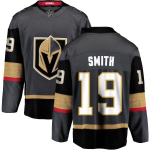 Men's Reilly Smith Vegas Golden Knights Black Home Breakaway Jersey - Gold