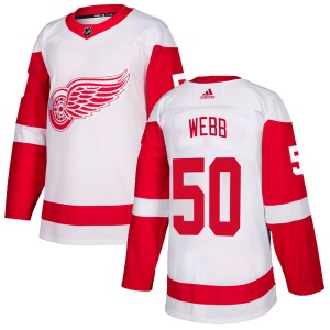 Men's Reilly Webb Detroit Red Wings Authentic Jersey - White