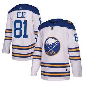 Men's Remi Elie Buffalo Sabres Authentic 2018 Winter Classic Jersey - White