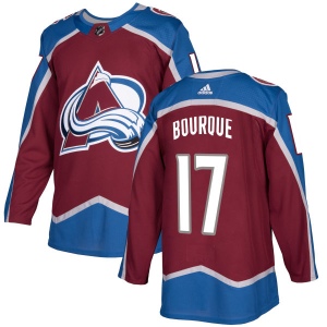 Men's Rene Bourque Colorado Avalanche Authentic Burgundy Jersey