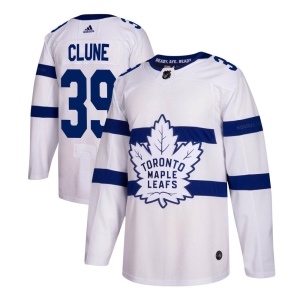 Men's Rich Clune Toronto Maple Leafs Authentic 2018 Stadium Series Jersey - White