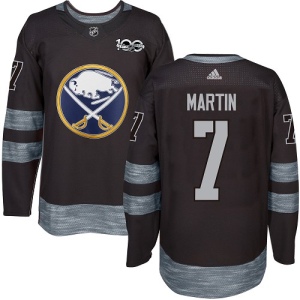 Men's Rick Martin Buffalo Sabres Authentic 1917-2017 100th Anniversary Jersey - Black