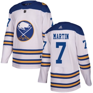 Men's Rick Martin Buffalo Sabres Authentic 2018 Winter Classic Jersey - White