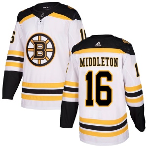 Men's Rick Middleton Boston Bruins Authentic Away Jersey - White