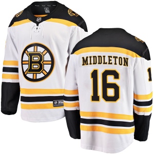 Men's Rick Middleton Boston Bruins Breakaway Away Jersey - White