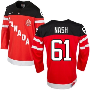 Men's Rick Nash Team Canada Premier 100th Anniversary Olympic Hockey Jersey - Red