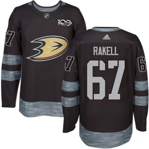 Men's Rickard Rakell Anaheim Ducks Authentic 1917-2017 100th Anniversary Jersey - Black