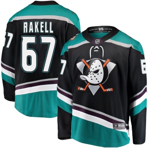 Men's Rickard Rakell Anaheim Ducks Breakaway Alternate Jersey - Black