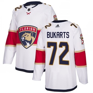 Men's Rihards Bukarts Florida Panthers Authentic Away Jersey - White