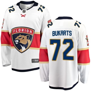 Men's Rihards Bukarts Florida Panthers Breakaway Away Jersey - White