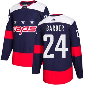 Men's Riley Barber Washington Capitals Authentic 2018 Stadium Series Jersey - Navy Blue