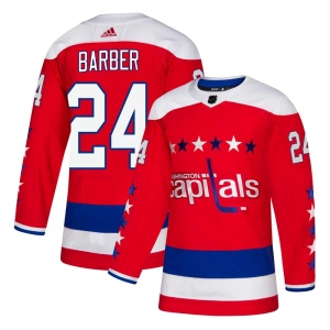 Men's Riley Barber Washington Capitals Authentic Alternate Jersey - Red