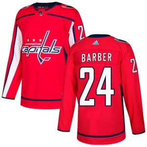 Men's Riley Barber Washington Capitals Authentic Home Jersey - Red