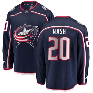 Men's Riley Nash Columbus Blue Jackets Breakaway Home Jersey - Navy