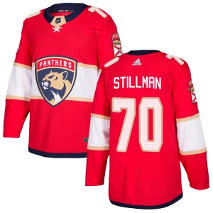 Men's Riley Stillman Florida Panthers Authentic Home Jersey - Red