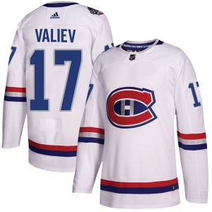 Men's Rinat Valiev Montreal Canadiens Authentic 2017 100 Classic Jersey - White