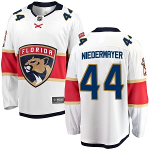 Men's Rob Niedermayer Florida Panthers Breakaway Away Jersey - White