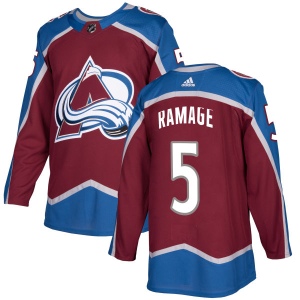 Men's Rob Ramage Colorado Avalanche Authentic Burgundy Jersey