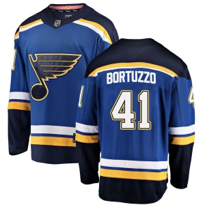 Men's Robert Bortuzzo St. Louis Blues Breakaway Home Jersey - Blue