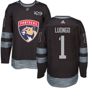 Men's Roberto Luongo Florida Panthers Authentic 1917-2017 100th Anniversary Jersey - Black