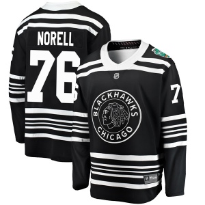 Men's Robin Norell Chicago Blackhawks 2019 Winter Classic Breakaway Jersey - Black