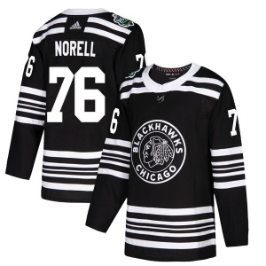 Men's Robin Norell Chicago Blackhawks Authentic 2019 Winter Classic Jersey - Black