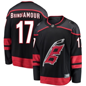 Men's Rod Brind'Amour Carolina Hurricanes Breakaway Alternate Jersey - Black