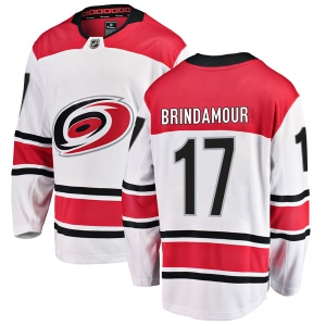 Men's Rod Brind'Amour Carolina Hurricanes Breakaway Away Jersey - White