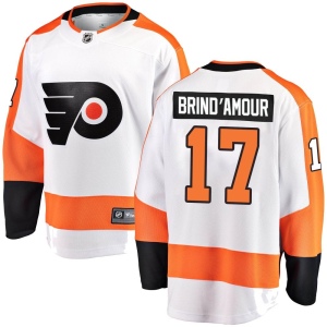 Men's Rod Brind'amour Philadelphia Flyers Breakaway Away Jersey - White